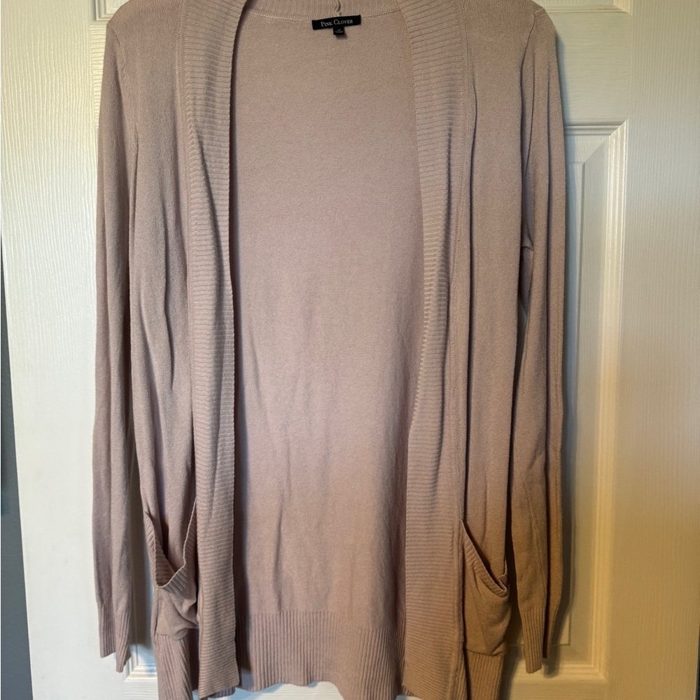 Pink Clover super cozy cardigan light pink